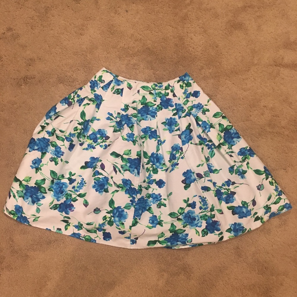 Grace Karin A-Line Floral Skirt